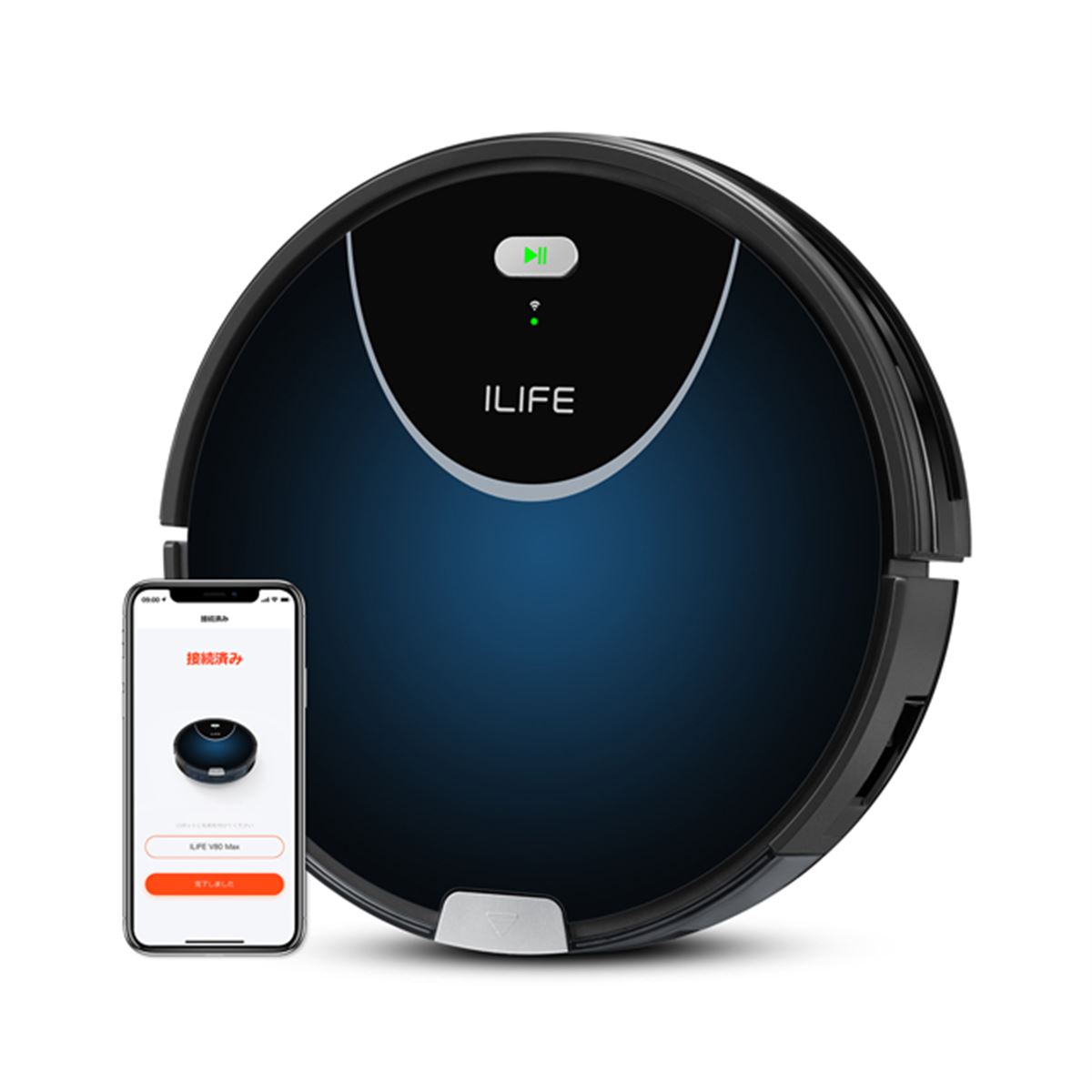 ILIFE v8e 詳し ロボット掃除機 本体および付属品バッテリー弱っています