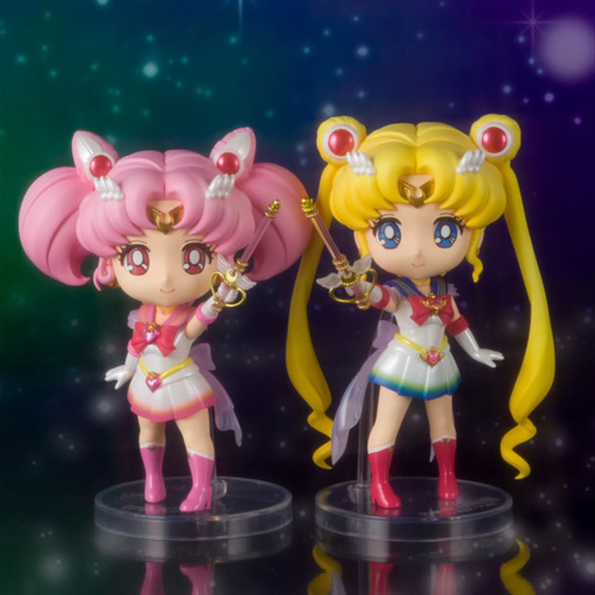 バンダイ、「Figuarts mini」セーラームーン＆ちびムーンの発売