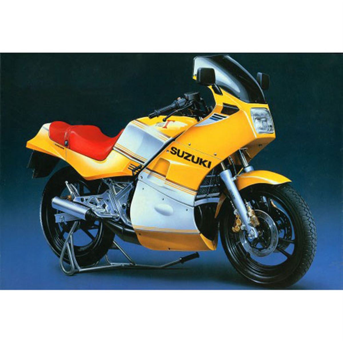 AOSHIMA、専用スタンドパーツ付き「スズキ GJ21A RG250 HBΓ」1/12模型