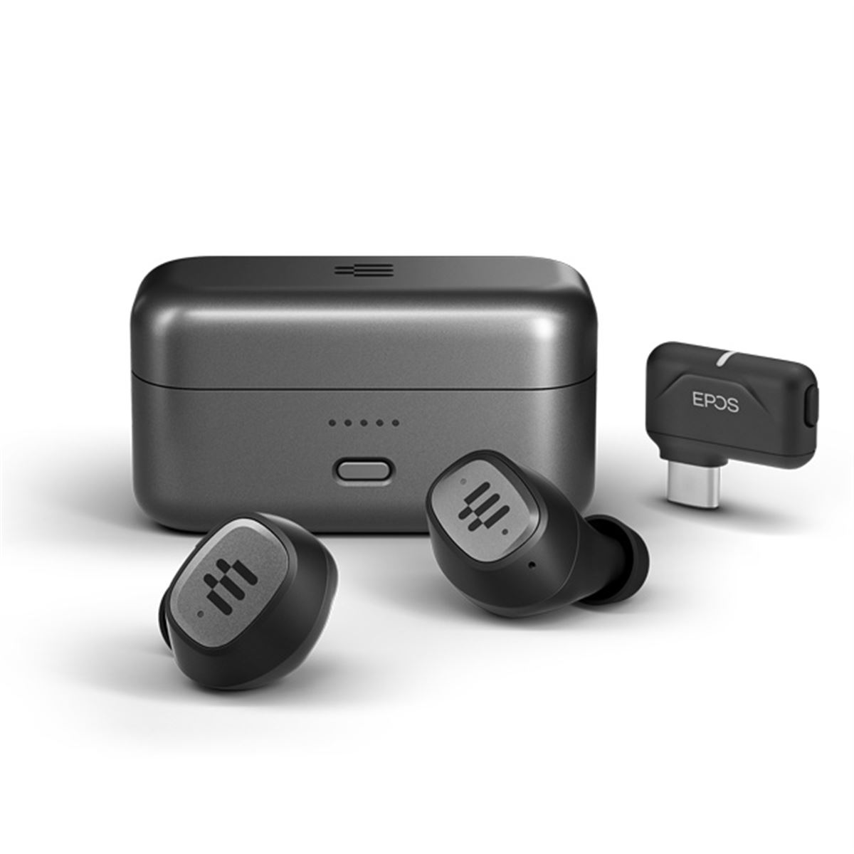 EPOS ワイヤレスイヤホン 本体とケース付き EPOS、モバイルゲーマー向け完全ワイヤレスイヤホン「GTW 270 Hybrid