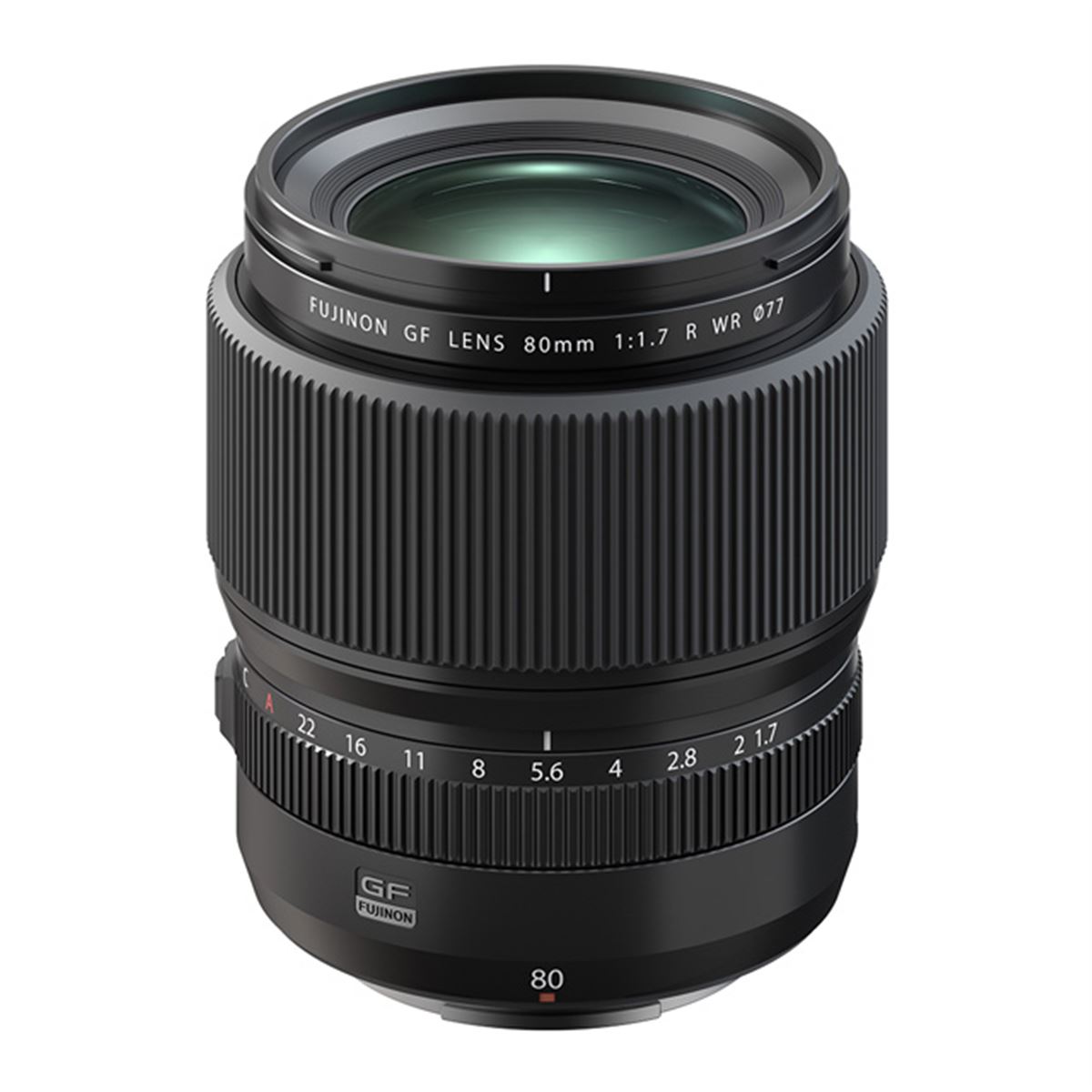 富士フイルム、GFXシリーズ用標準単焦点レンズ「GF80mmF1.7 R WR」を2