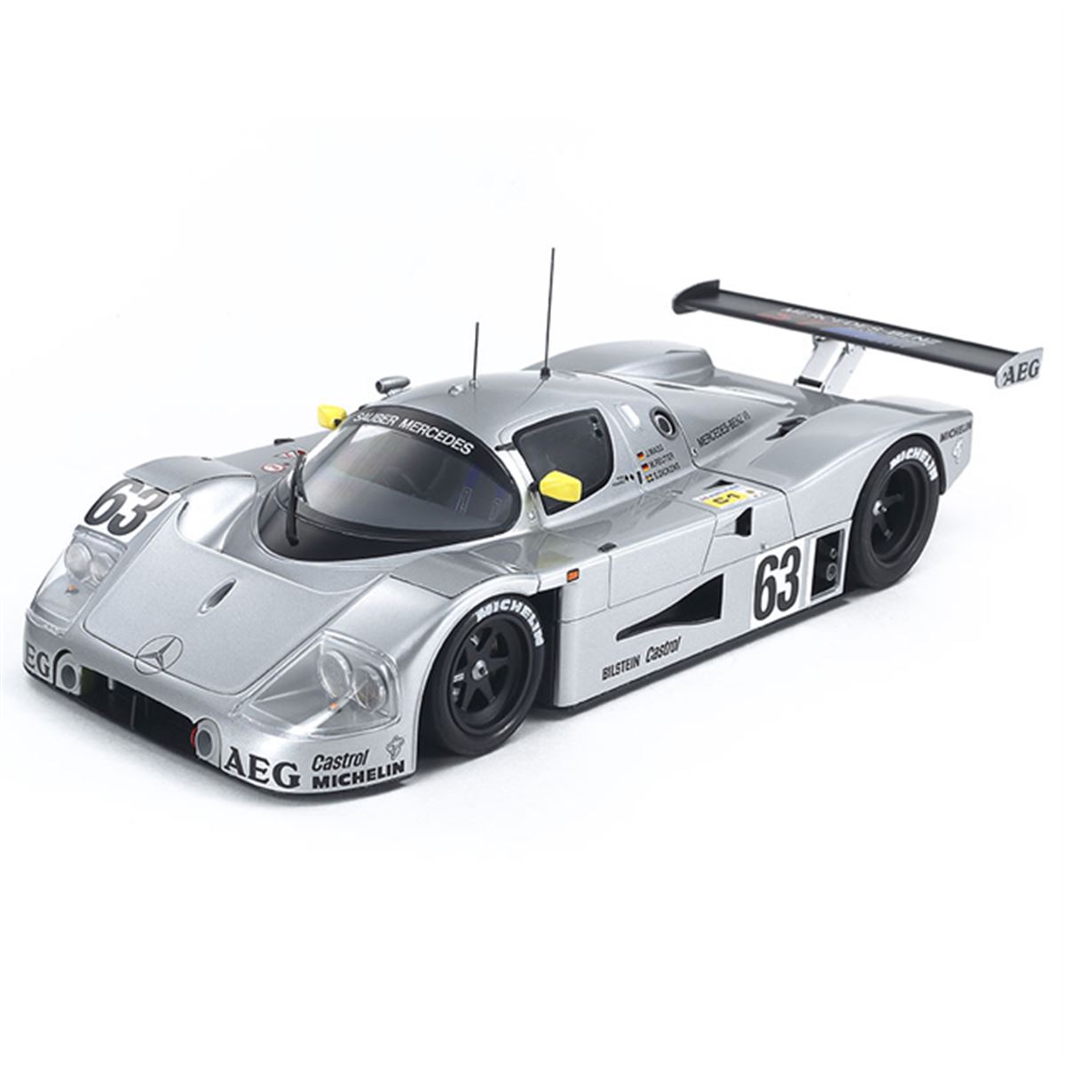 タミヤ、V8ツインターボを再現した「ザウバー メルセデス C9」1/24模型
