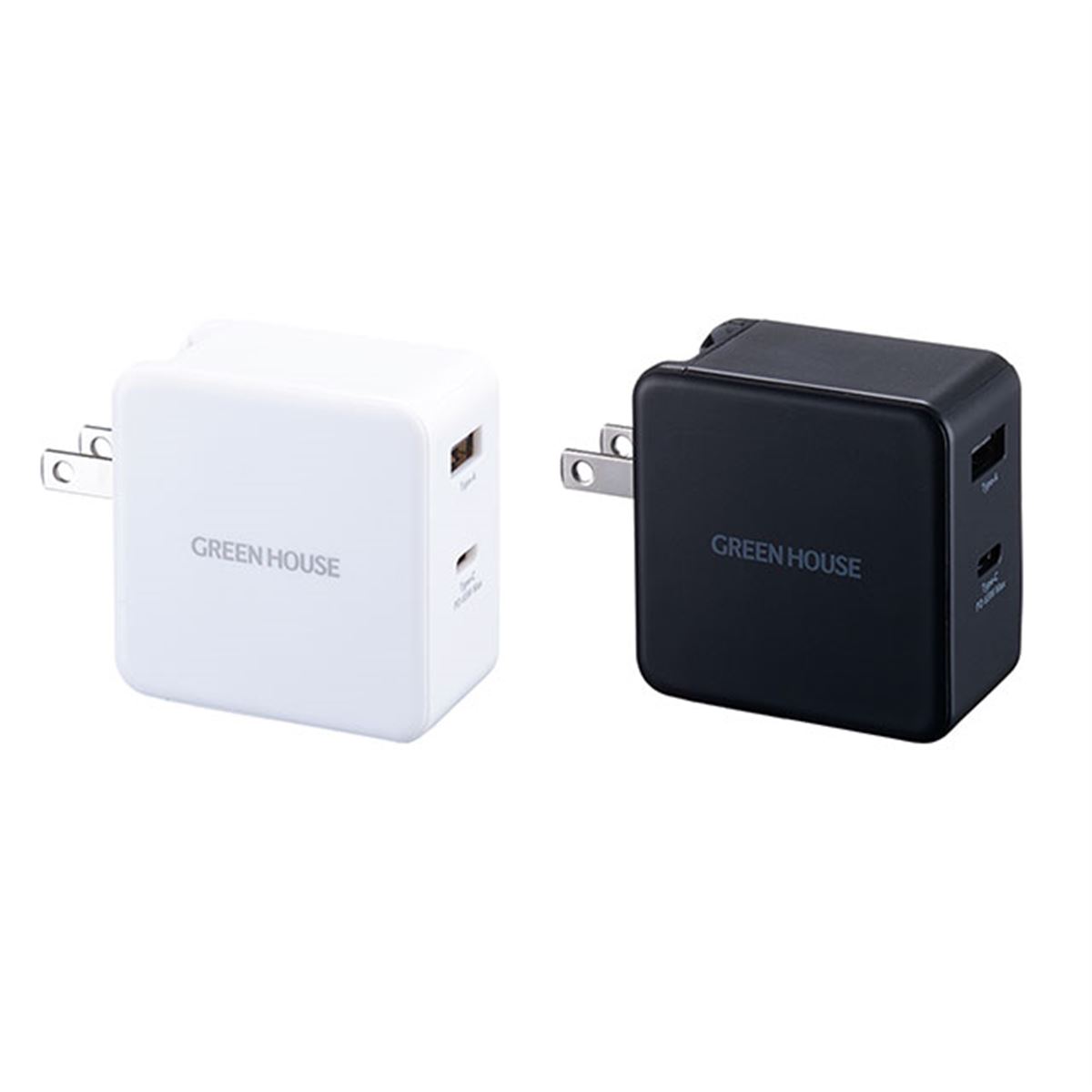 グリーンハウス、最大出力65Wに対応した高速充電器「GH-ACU2GB