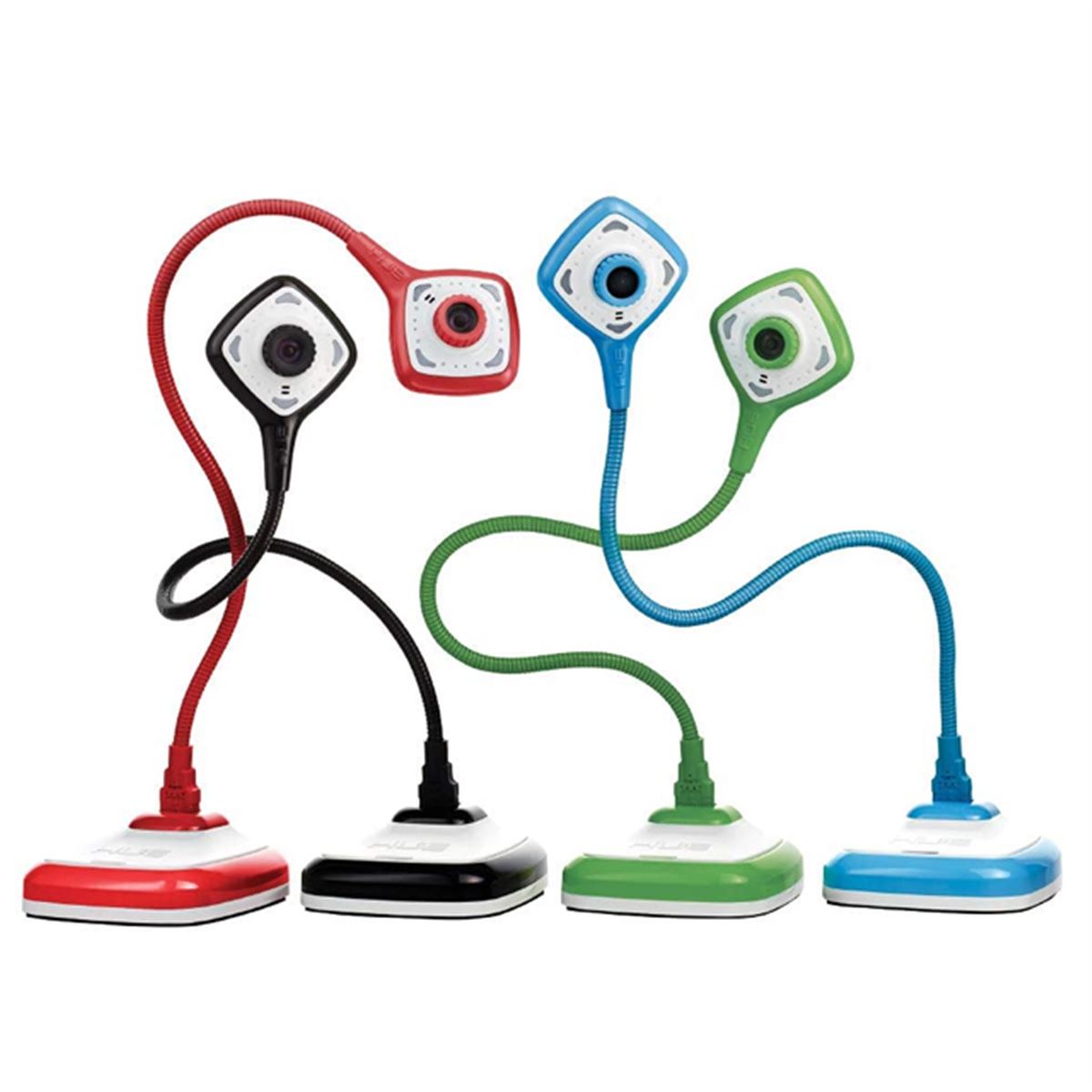 グニャっと曲がる”アーム付き、A4サイズ対応WEBカメラ「HUE HD Pro