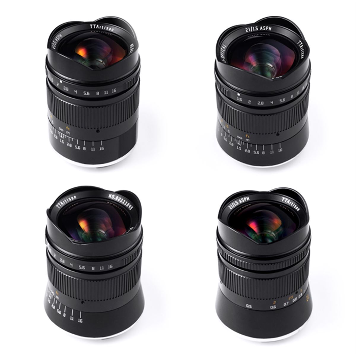 TTArtisan、「21mm f/1.5 ASPH」フルサイズミラーレス用4種の予約開始