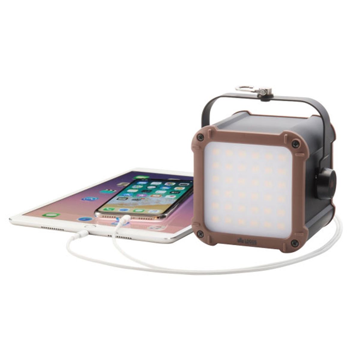 [新品/未開封] ロゴス(LOGOS) ウルトラパワーストックランタン5600 LOGOS、スマホ充電など対応の「ウルトラパワーストックランタン5600