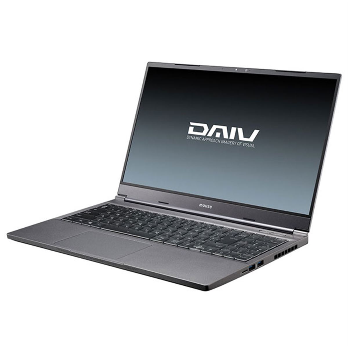 DAIV、「GeForce RTX 3060」搭載のクリエイター向け15.6型ノートPC