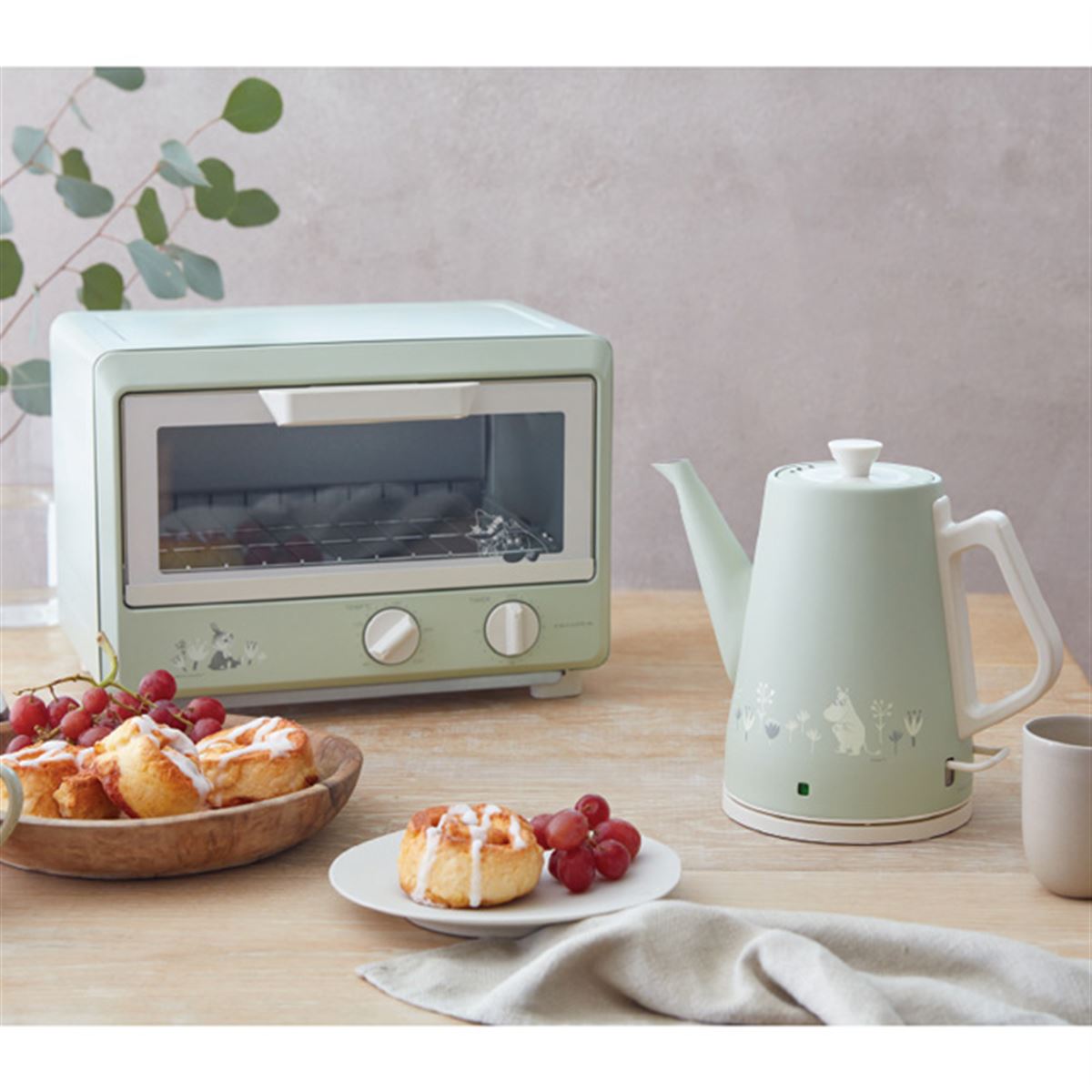 ⭐︎即売品⭐︎【新品未使用】ムーミン　トースター recolte 特典付き［ Compact Oven MOOMIN ］トースター