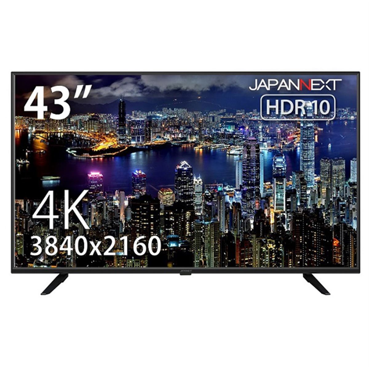 JAPANNEXT、HDR10対応の43型4K液晶ディスプレイ「JN-VT4300UHDR 