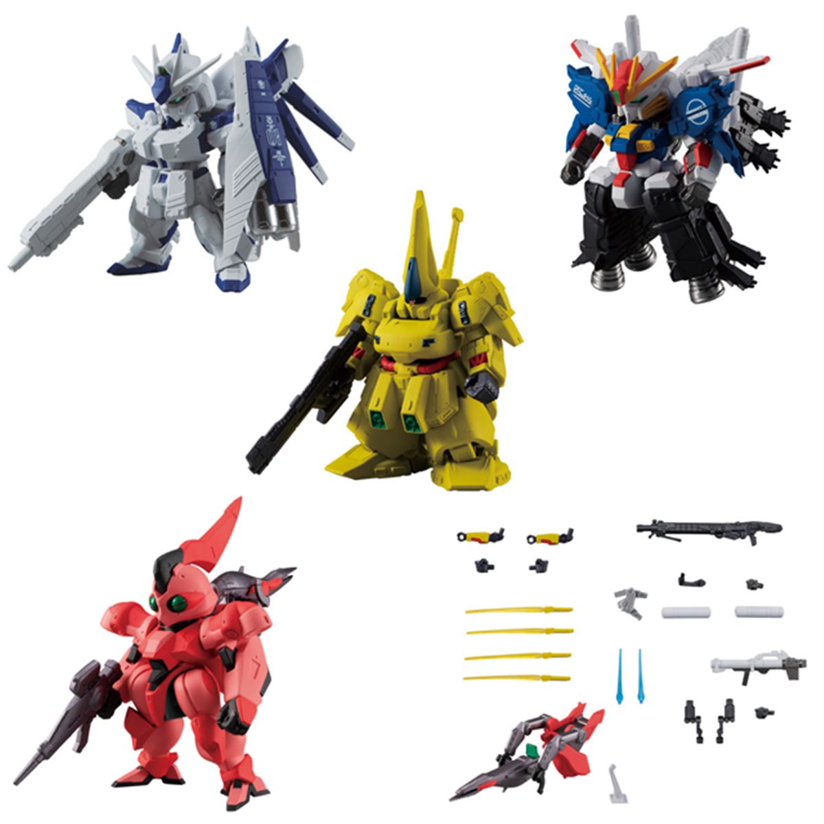 990円、「FW GUNDAM CONVERGE」重武装・大型MSセット第2弾が一般販売へ