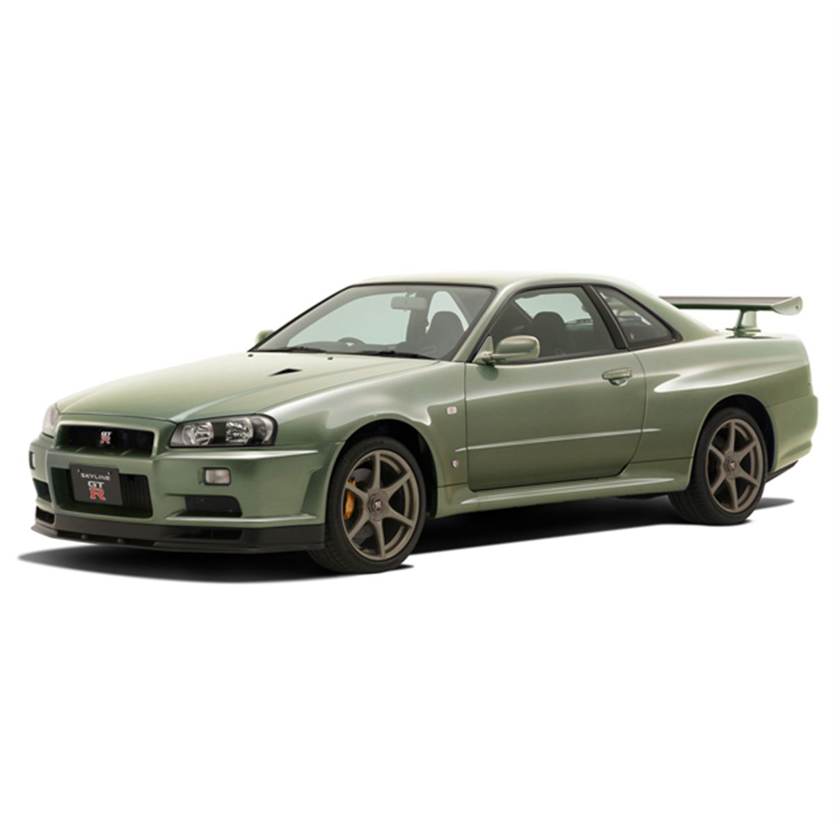 AOSHIMA、「R34スカイラインGT-R」ニュルスペック2色をスナップ