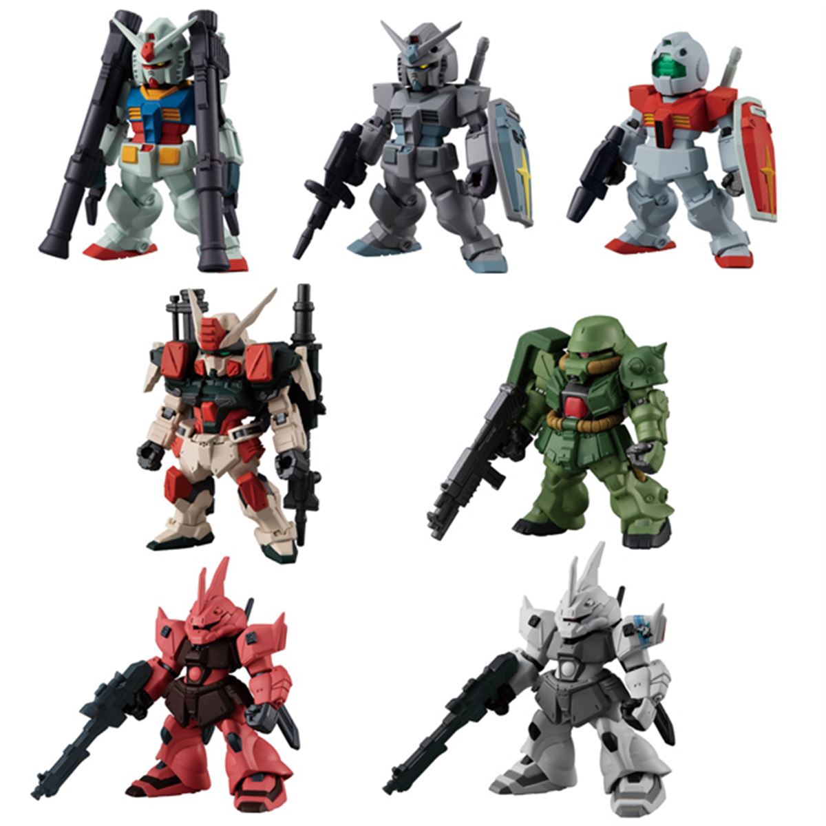 未組立 FW GUNDAM STANDart 機動戦士ガンダム 22種類 FW GUNDAM STANDart：20 全4種セット