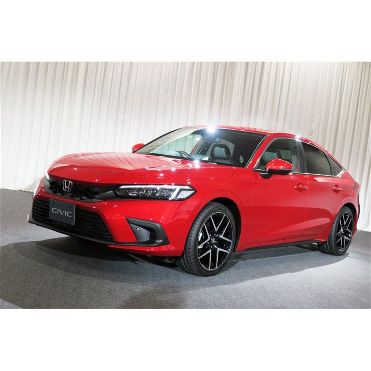 ホンダ シビック第 11 世代 2021 2022 年 ABS カーボン/赤インナードア HANDLHOE トリムフレーム カバー トリムインナー ホンダが11代目となる新型「シビック」のハッチバックモデルを世界初