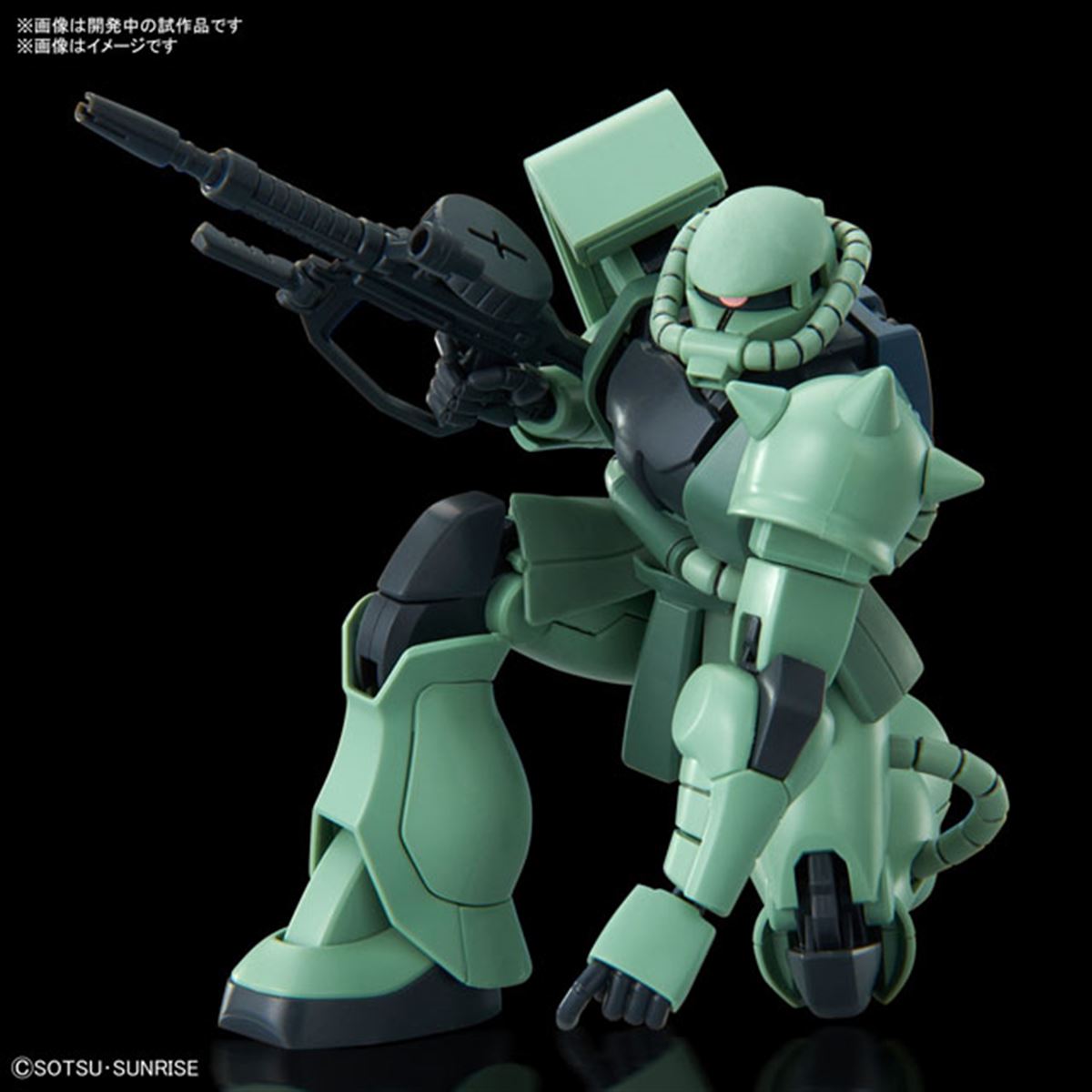 ガンプラ「HG 1/144 ザクII」が12月発売、“アニメの動きをほうふつと