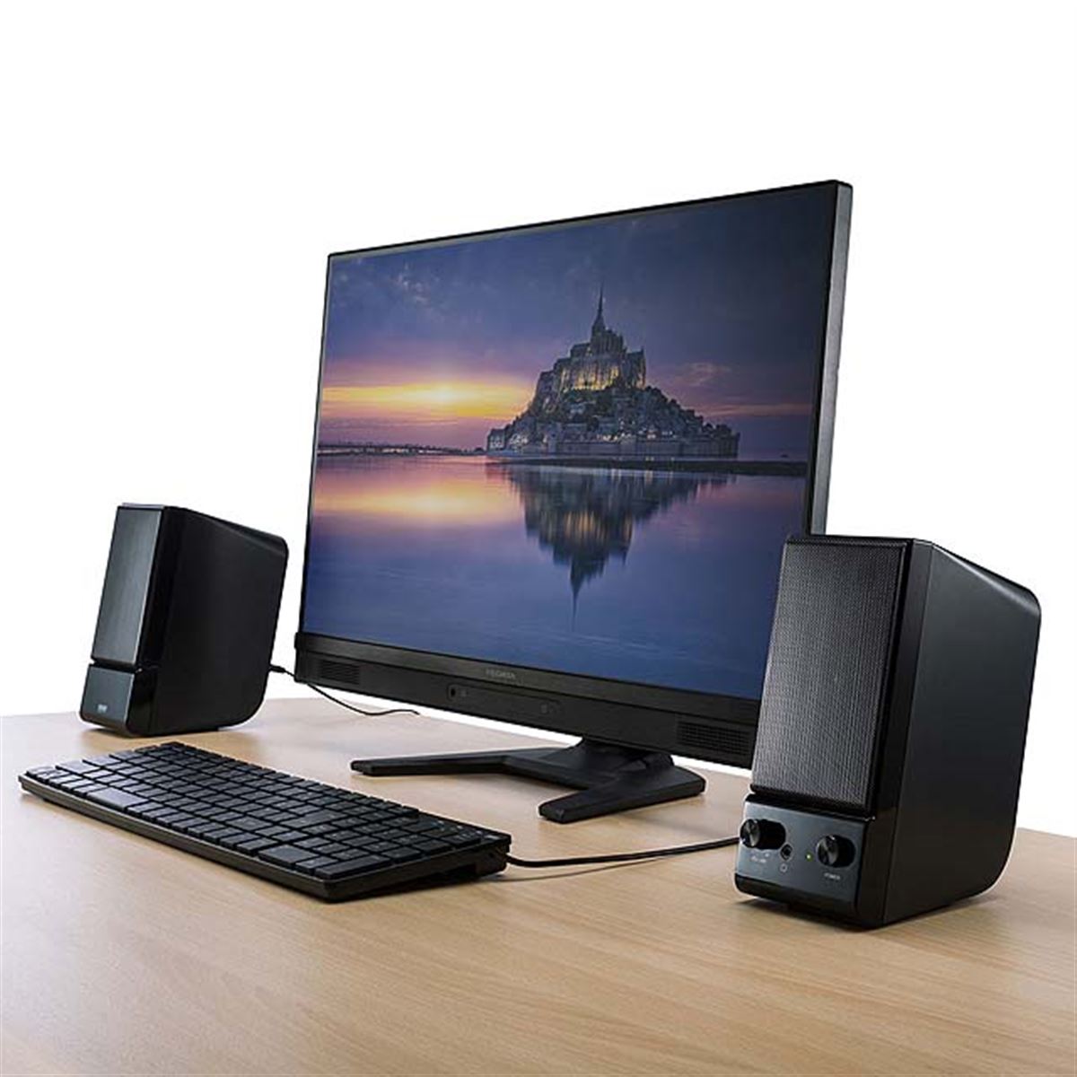 サンワ、最大出力5W＋5WのPCスピーカー「MM-SPL14BKN」 - 価格.com