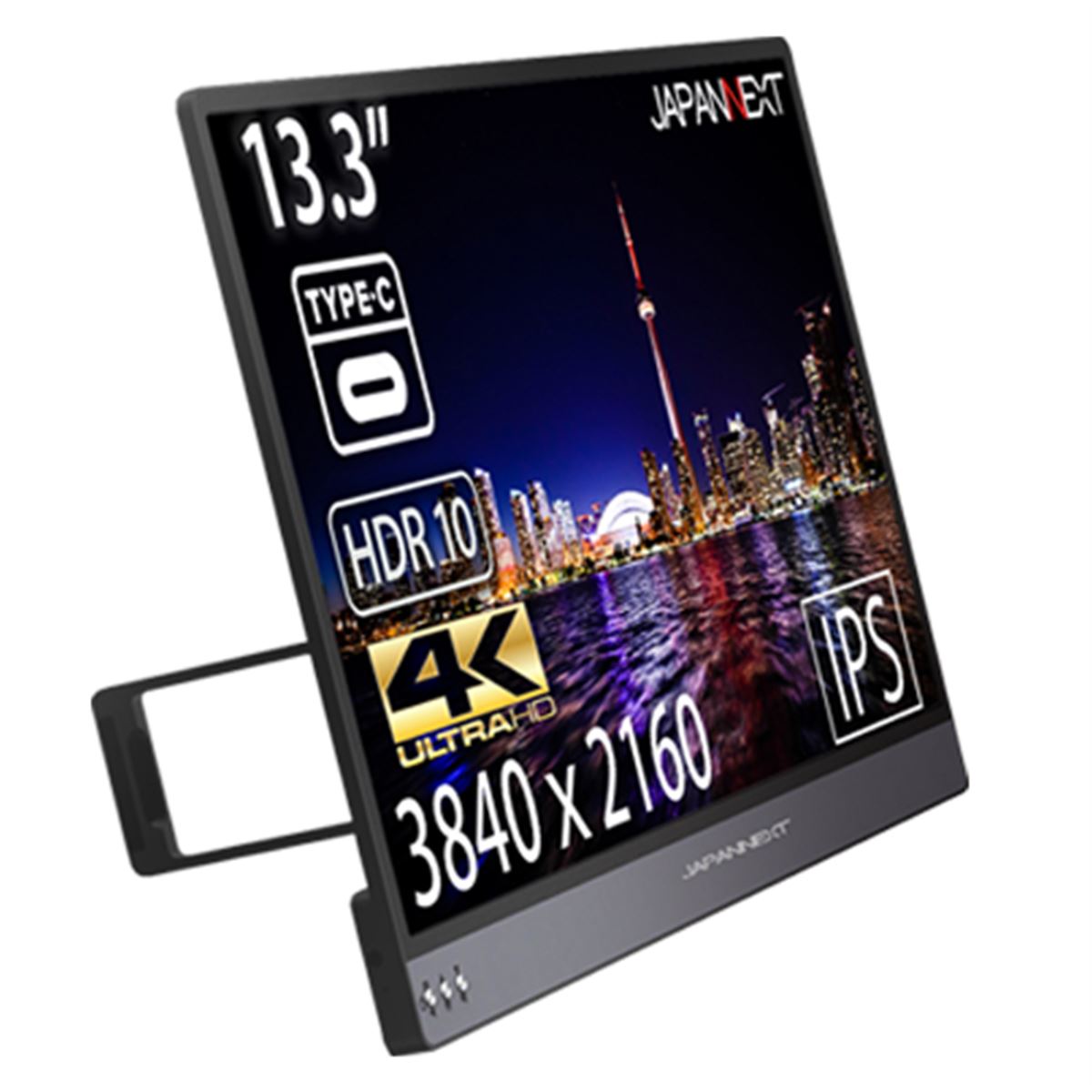 37,800円から、USB Type-C対応の4Kモバイル液晶ディスプレイ3機種