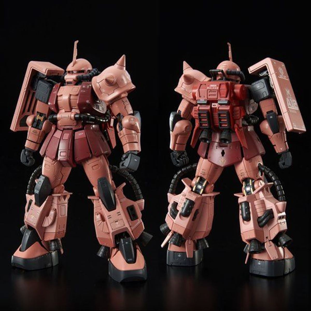 ＲＧ 1/144 MS-06R-1A 黒い三連星専用ザクII専用水転写式デカール