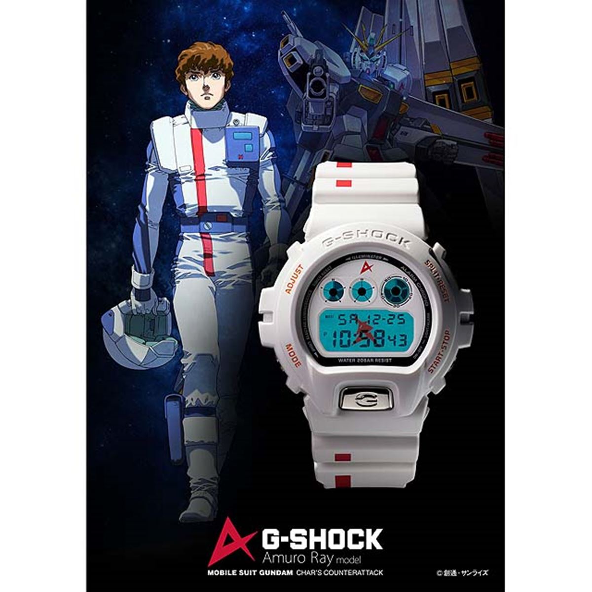 ガンダムファンクラブ限定の「G-SHOCK アムロ・レイモデル」 - 価格.com