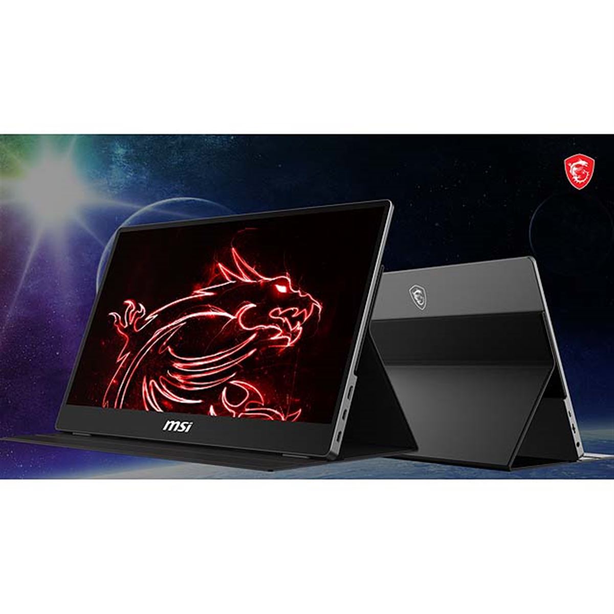 MSI、0.9kgの15.6型モバイル液晶ディスプレイ「Optix MAG162V