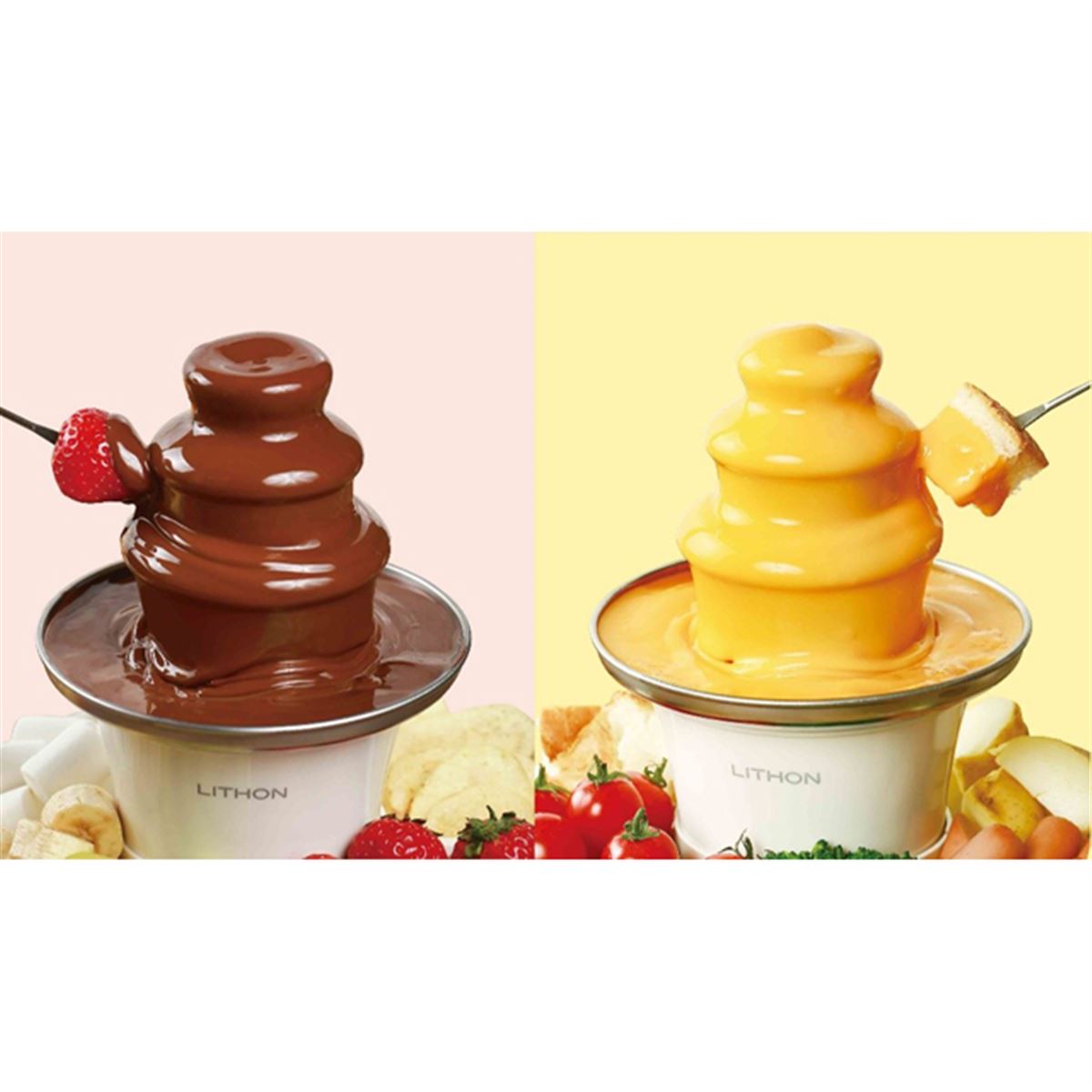 ビュッフェで見かける「チョコファウンテン」を自宅でも、ミニタワーが