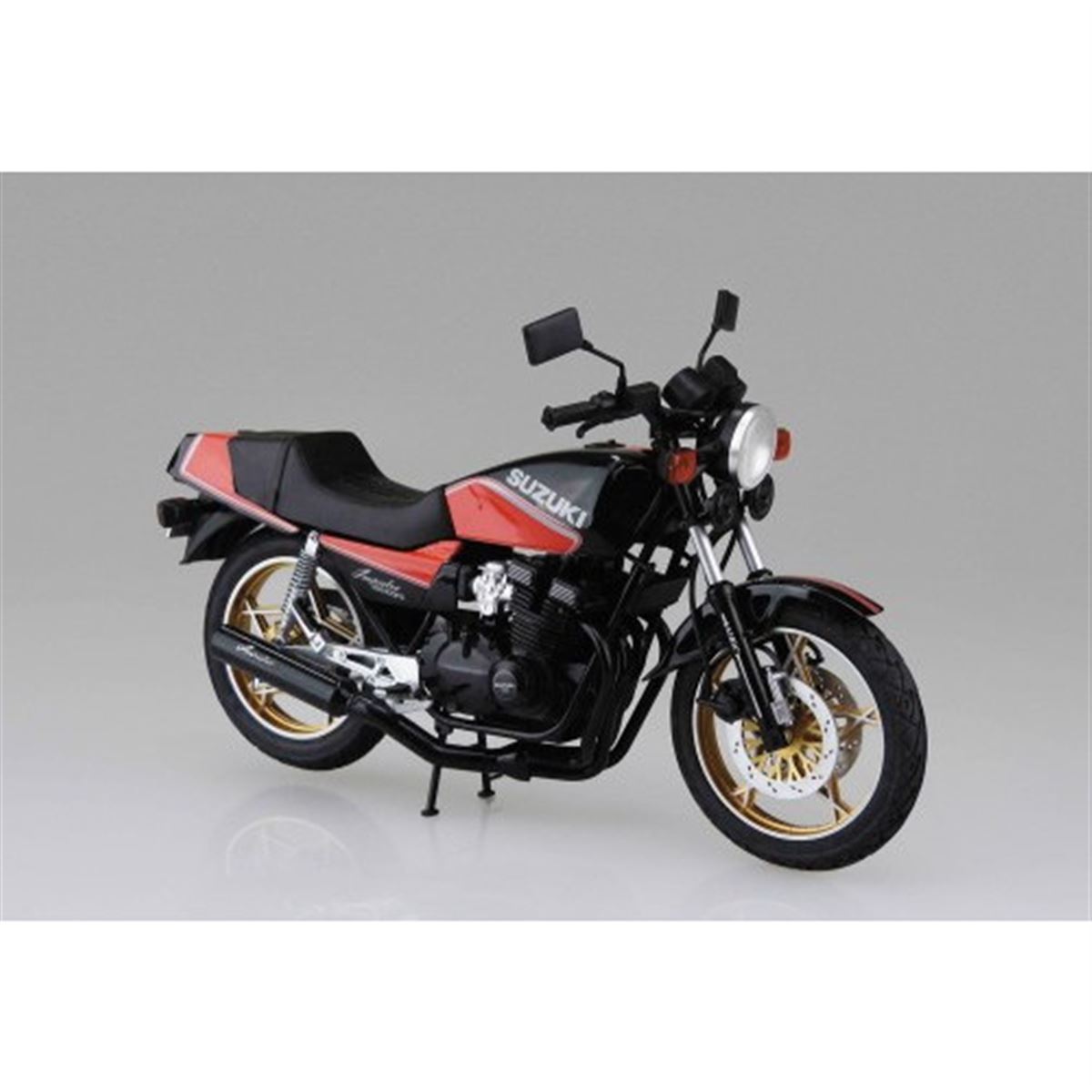 AOSHIMA、1982年に登場した「GSX400FS インパルス」を再現した1/12模型