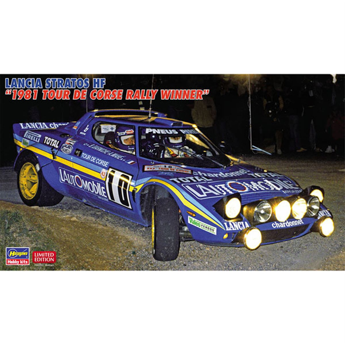 1981年ツール・ド・コルス優勝車「ランチア ストラトス HF」1/24模型