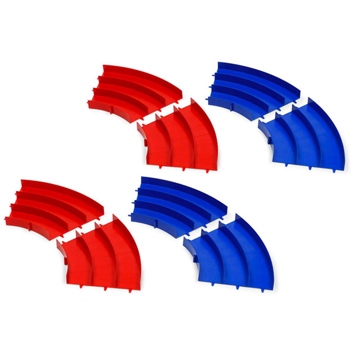 タミヤ ミニ四駆 ジャパンカップ ジュニアサーキット カーブセクション4セット タミヤ、ミニ四駆「ジャパンカップJr.サーキット」カーブセクションの