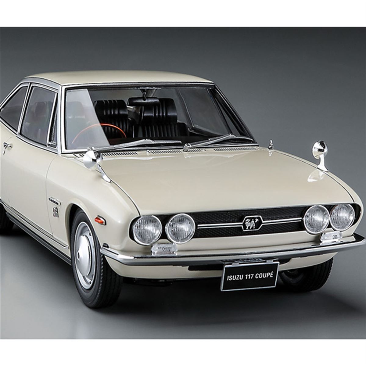 ハセガワ、1968年の「いすゞ 117クーペ」最初期型を完全新金型で