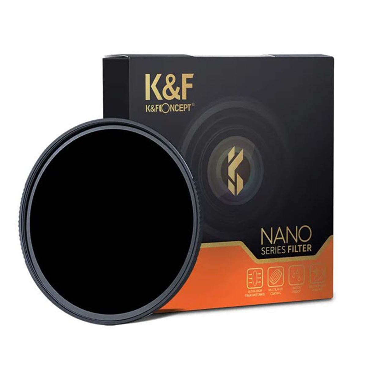 K&F Concept 82mm NDフィルター ND1000 10段階減光真鍮 K&F Concept、光量1/1000に減光する「NDフィルター ND1000」を10/7発売