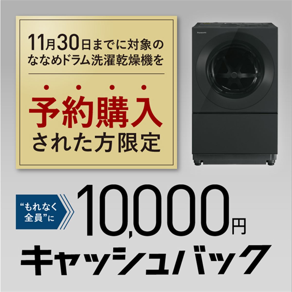 Panasonic ドラム式洗濯機 NA-VG2600 洗濯10kg 乾燥5kg 2022年8月購入
