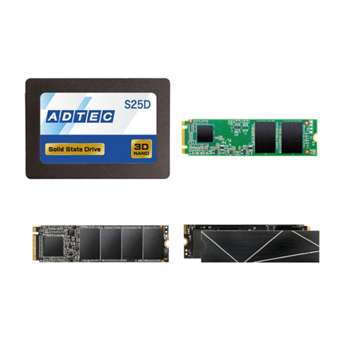 2.5 inch adtec ssd アドテックのSSDが計11製品登場 PCIe 3 0モデル