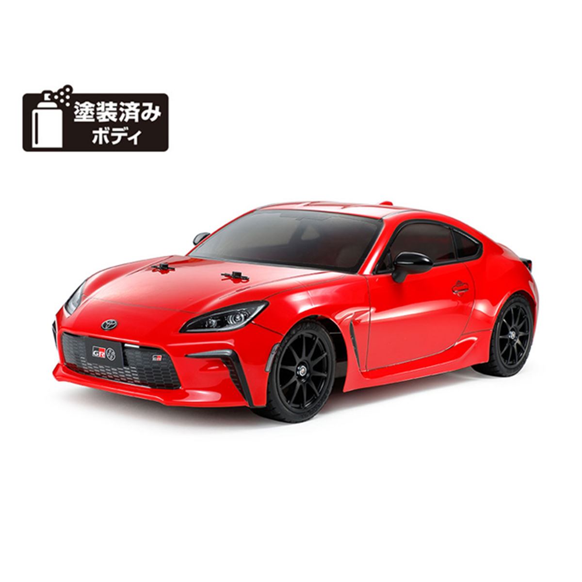 田宮ファーストトライRCトヨタGR86LEDライト付＆プロポバッテリーセット完成 タミヤRCトヨタ白色GR86LEDライト付＆プロポ＆バッテリー充電器