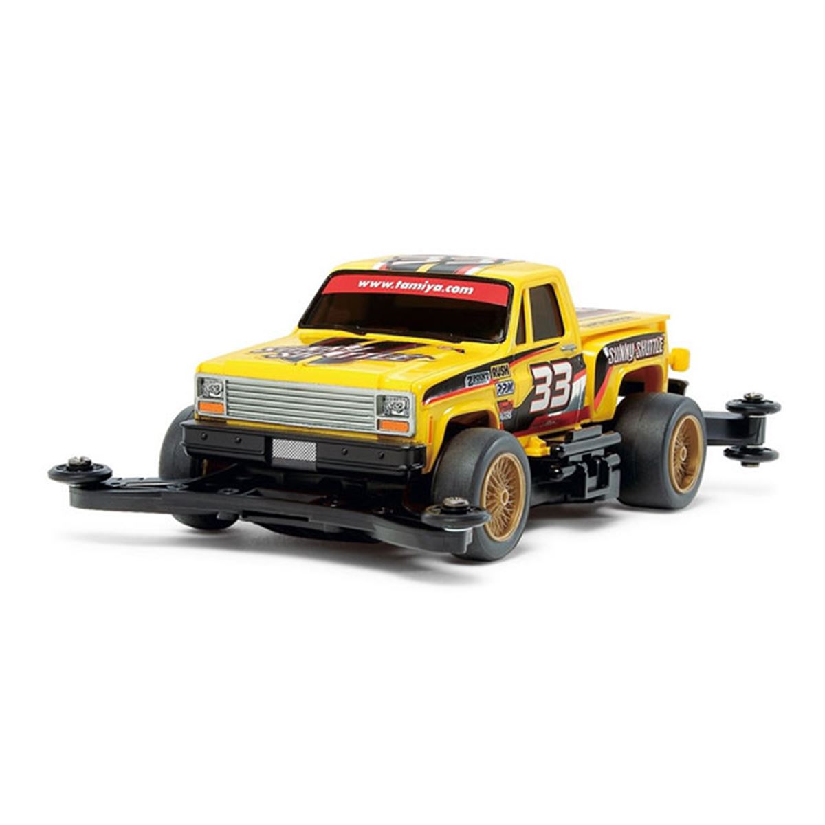 タミヤ、トラッキンミニ四駆「1/32 サニーシャトル プレミアム」を本日