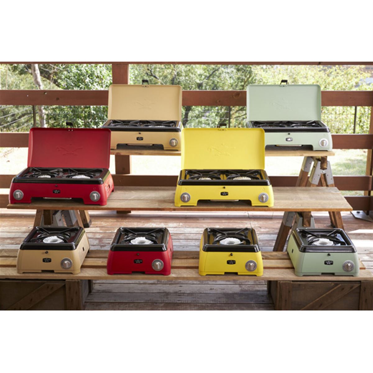 新品 Aladdin kama-do SAG-K50A イエロー カセットコンロ d