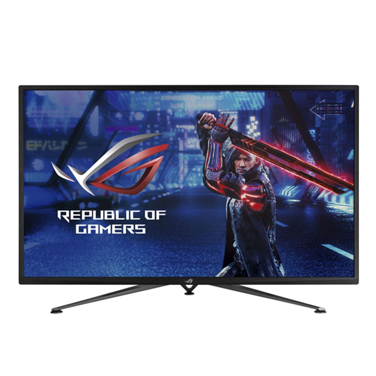 【極美品】ASUS ゲーミングモニター PG43UQ 4K 43インチ ASUS、HDMI 2.1対応の43型4K UHDゲーミング液晶「ROG STRIX XG43UQ