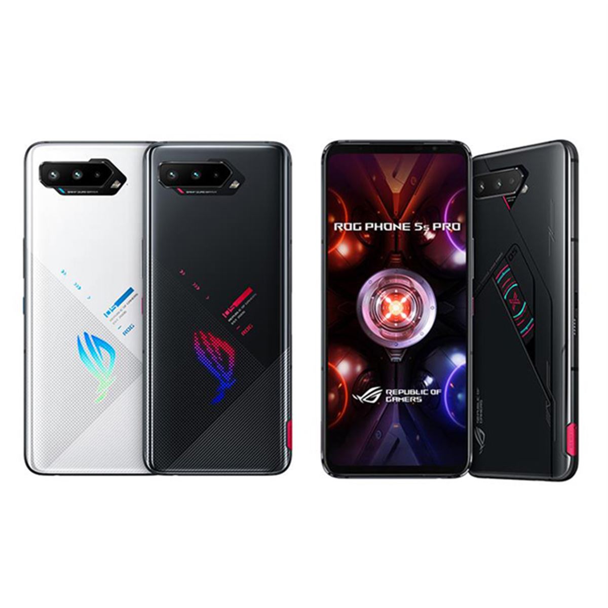 ASUS、144Hz駆動の6.78型5Gゲーミングスマホ「ROG Phone 5sシリーズ