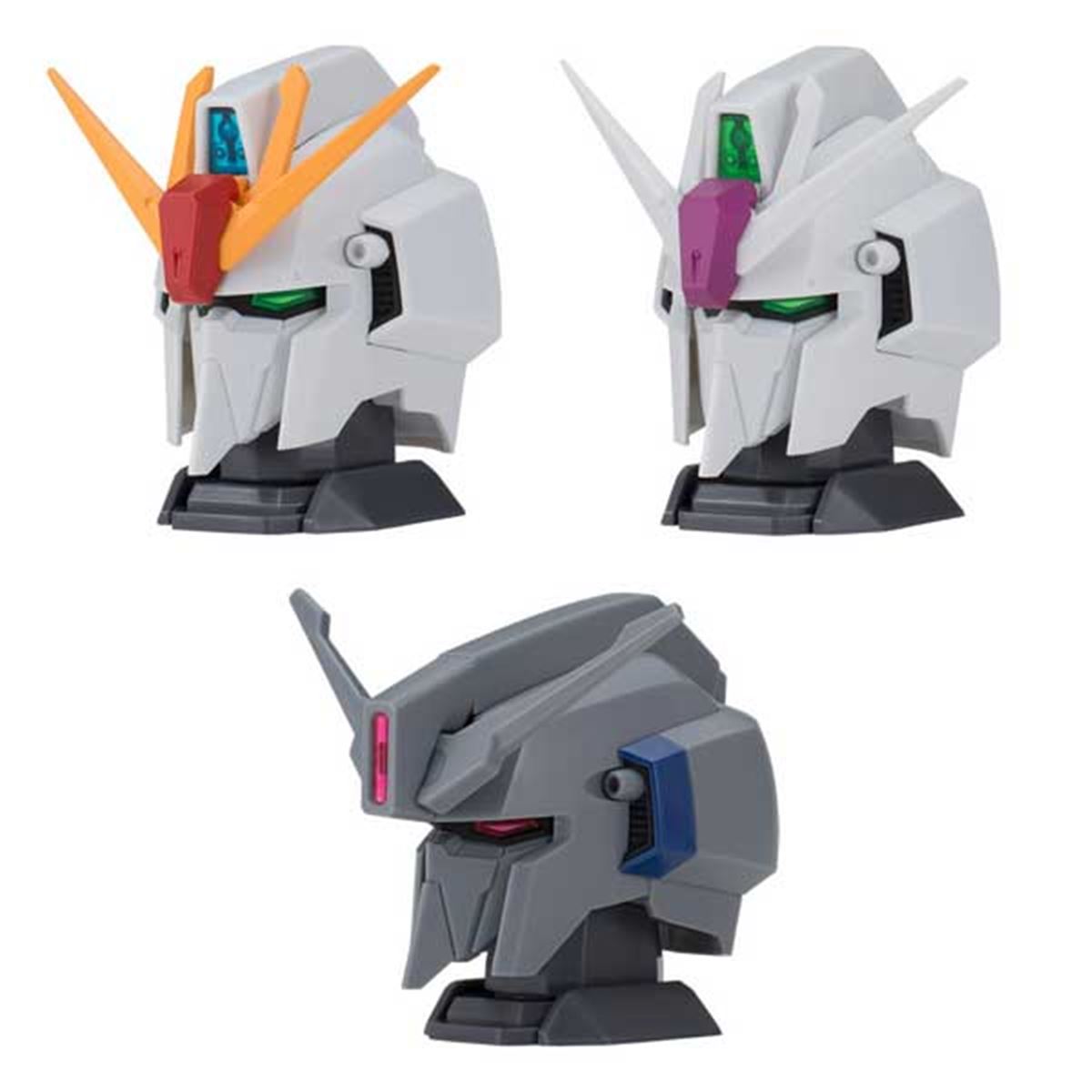 球状から組み立てると「Ζガンダム」の頭部が完成するガシャポン、12月