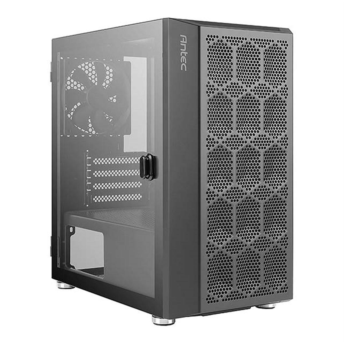 Antec、ガラス製サイドパネルを採用したミニタワーPCケース「NX200M