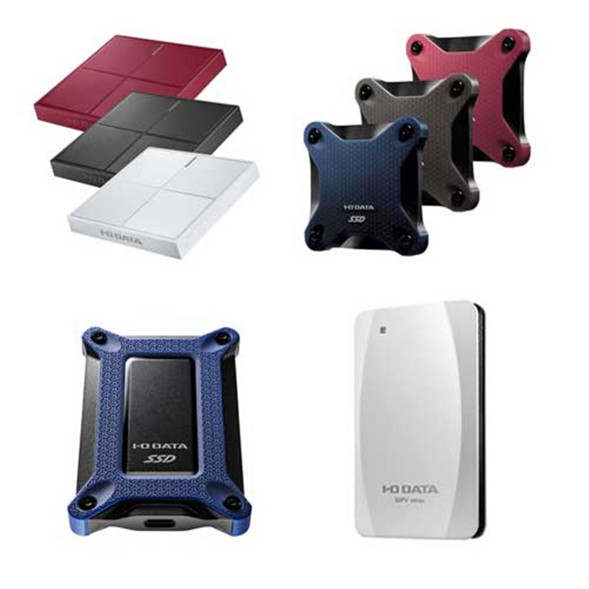 IO DATA SSPH-UA2NB 2TB ポータブルSSD USB 3.2 Gen 1 USB 3.0 2.0対応 