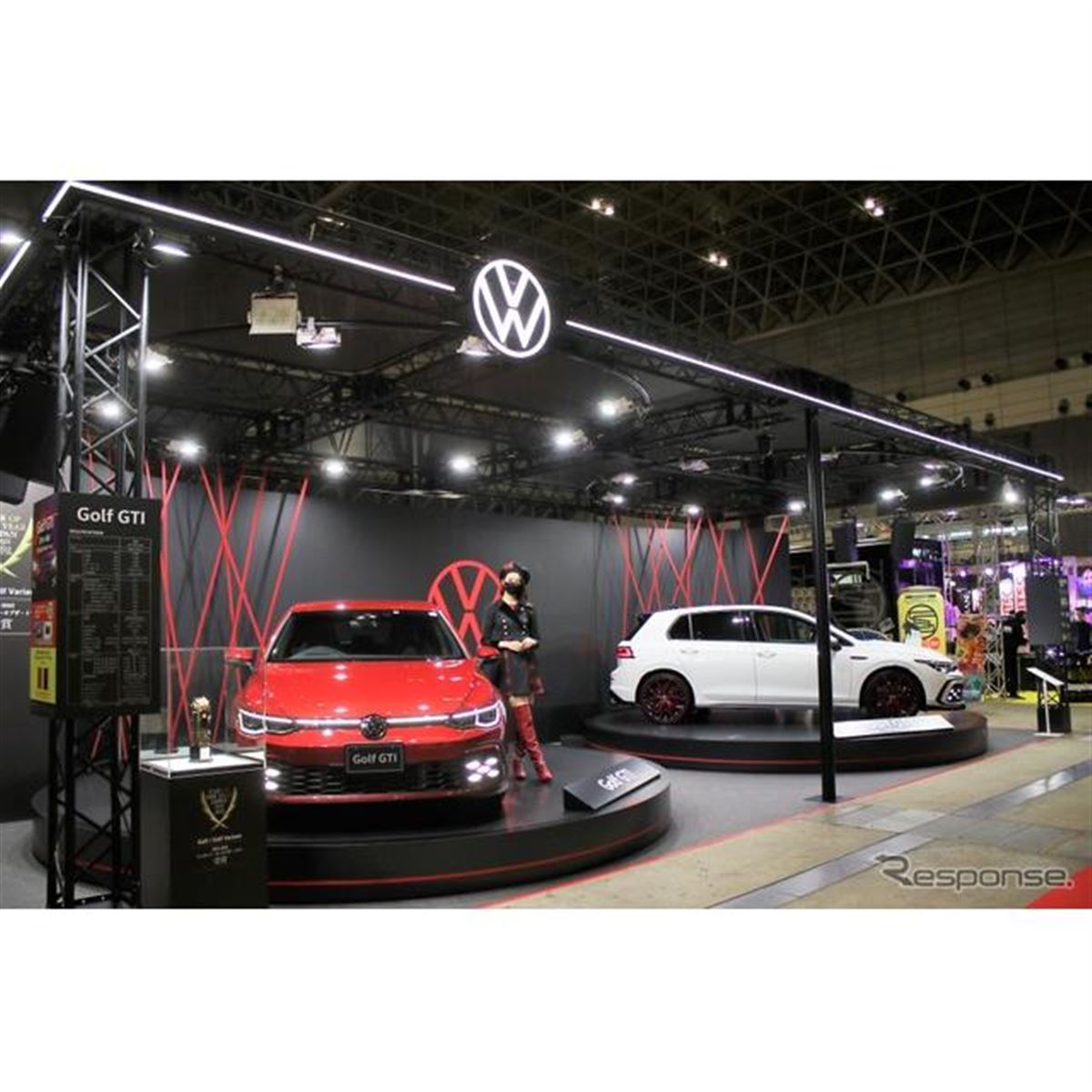 VWブースにはGTIとともにエッティンガーゴルフも展示…東京オート VWブースにはGTIとともにエッティンガーゴルフも展示…東京オート