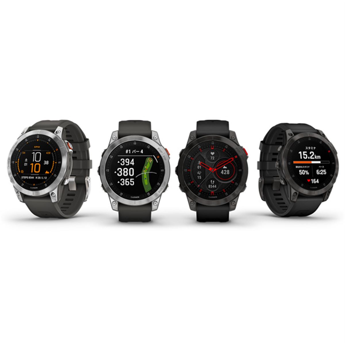 ゴルフ機能「ガーミンオートショット」に対応したアクティブスマート