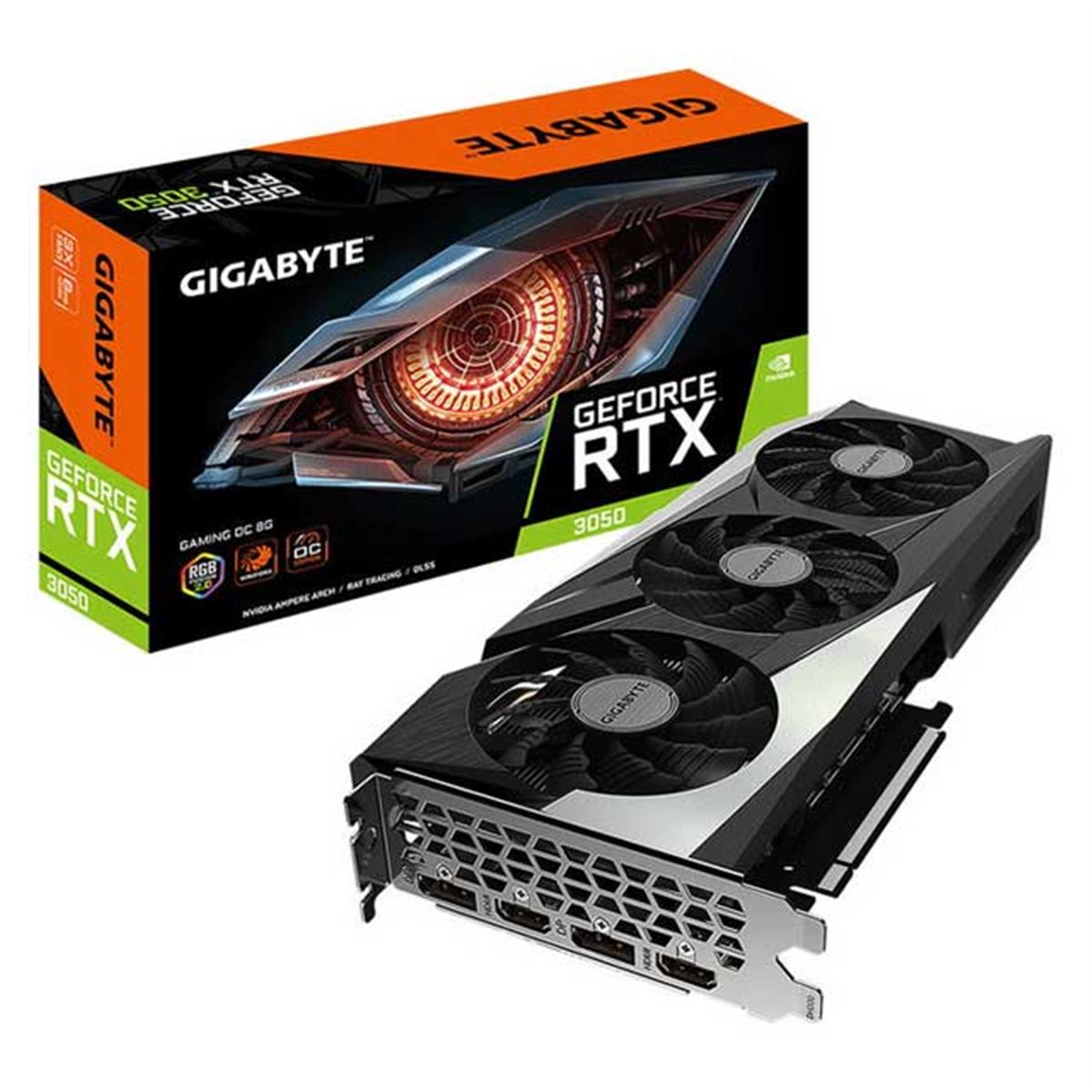 GIGABYTE、GeForce RTX 3050搭載ビデオカード「GV-N3050GAMING OC-8GD