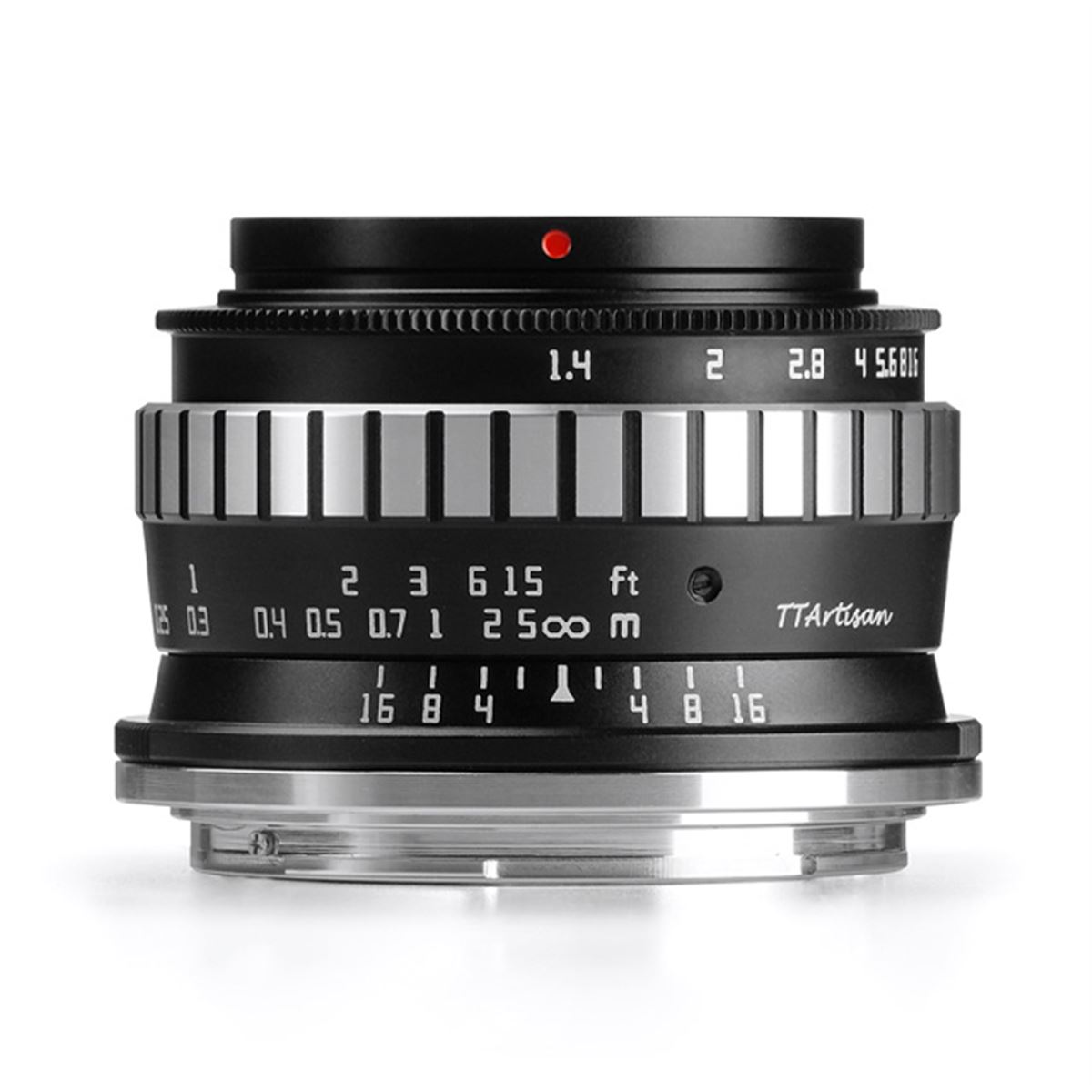 ニコン用ZマウントTTArtisan 23mm f 1.4 単焦点レンズ 銘匠光学、「TTArtisan 23mm f/1.4 C」ブラック×シルバーに「ニコンZ