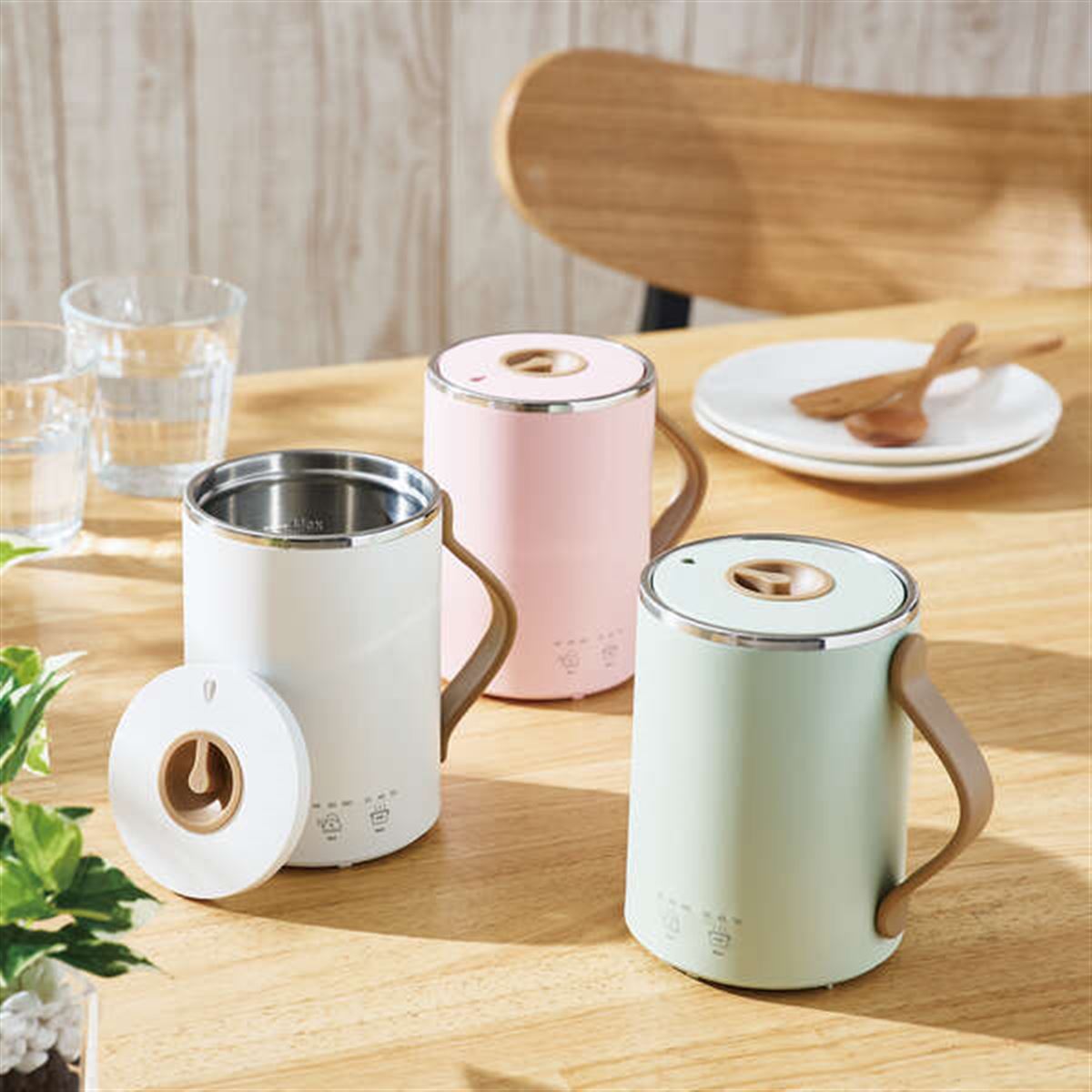 弁当型炊飯器とマグカップケトル　ミントグリーン 弁当型炊飯器とマグカップケトル ミントグリーン - メルカリ