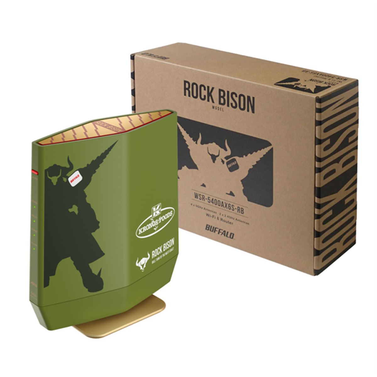 バッファロー、「TIGER & BUNNY 2」コラボのWi-Fi 6ルーター2種