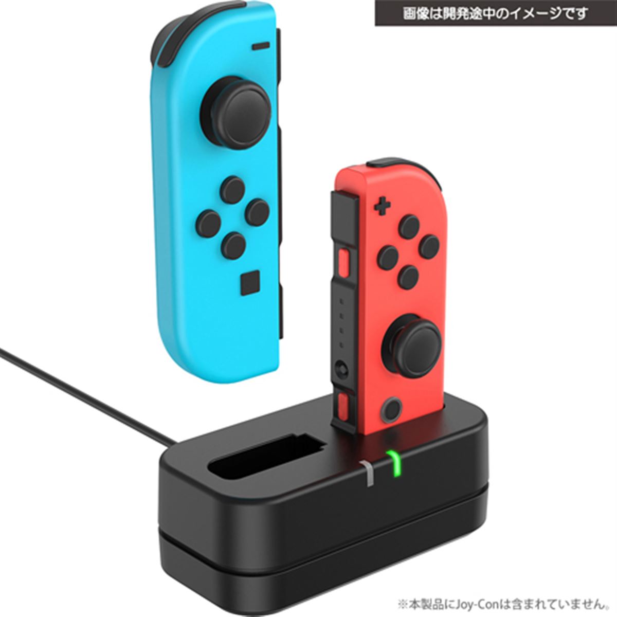 サイバーガジェット、差し込むだけで充電できる「Switch Joy-Con