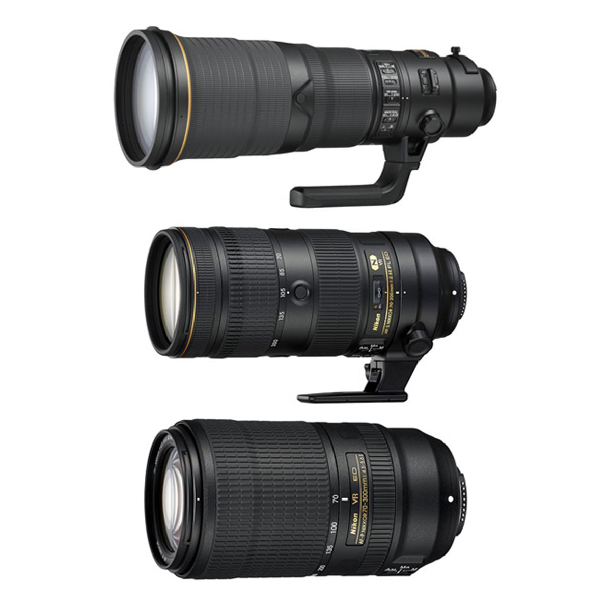 ニコン、「AF-S NIKKOR 500mm f/4E FL ED VR」など望遠レンズ3製品の