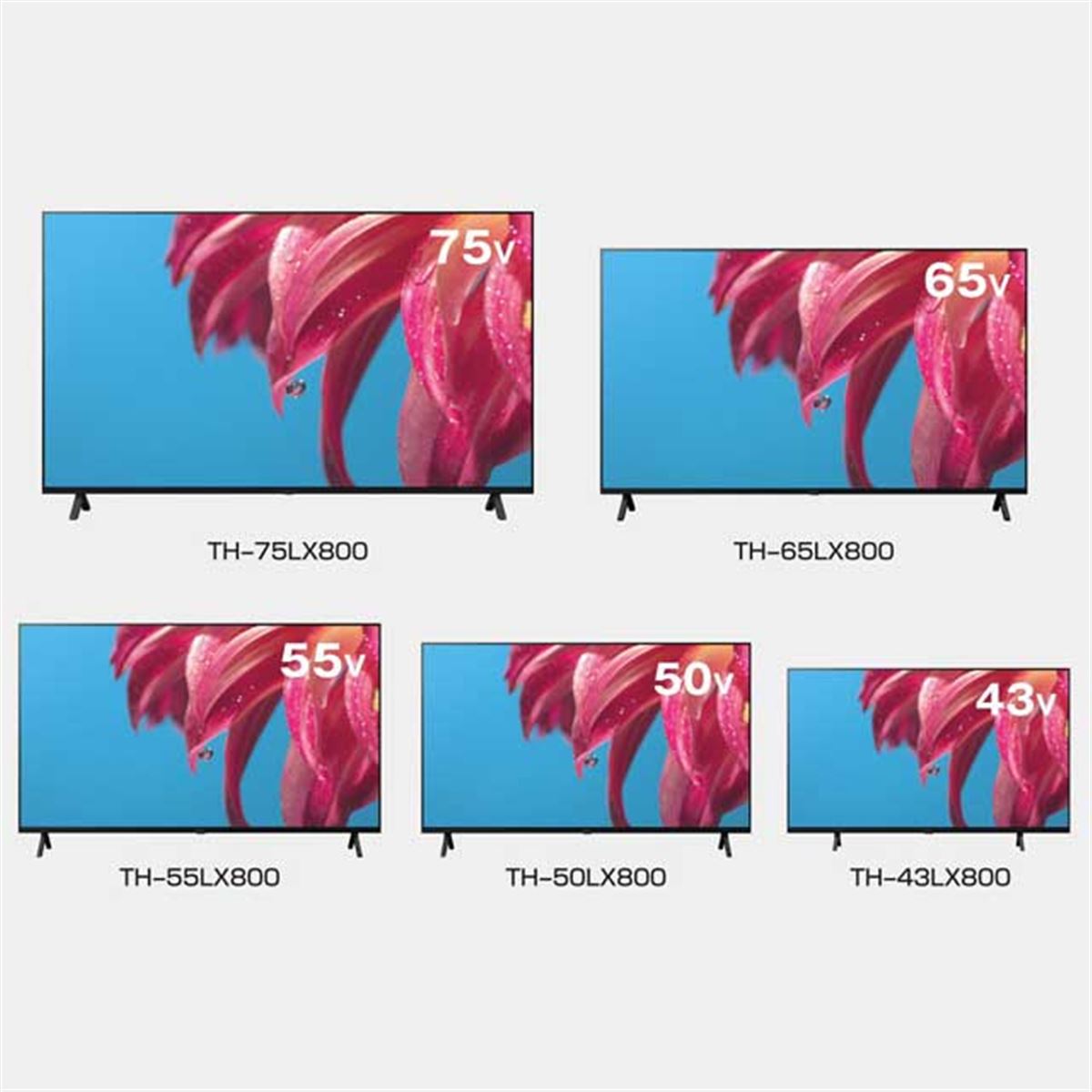 パナソニック、Dolby Atmos対応の4K液晶ビエラ「LX800シリーズ」5機種