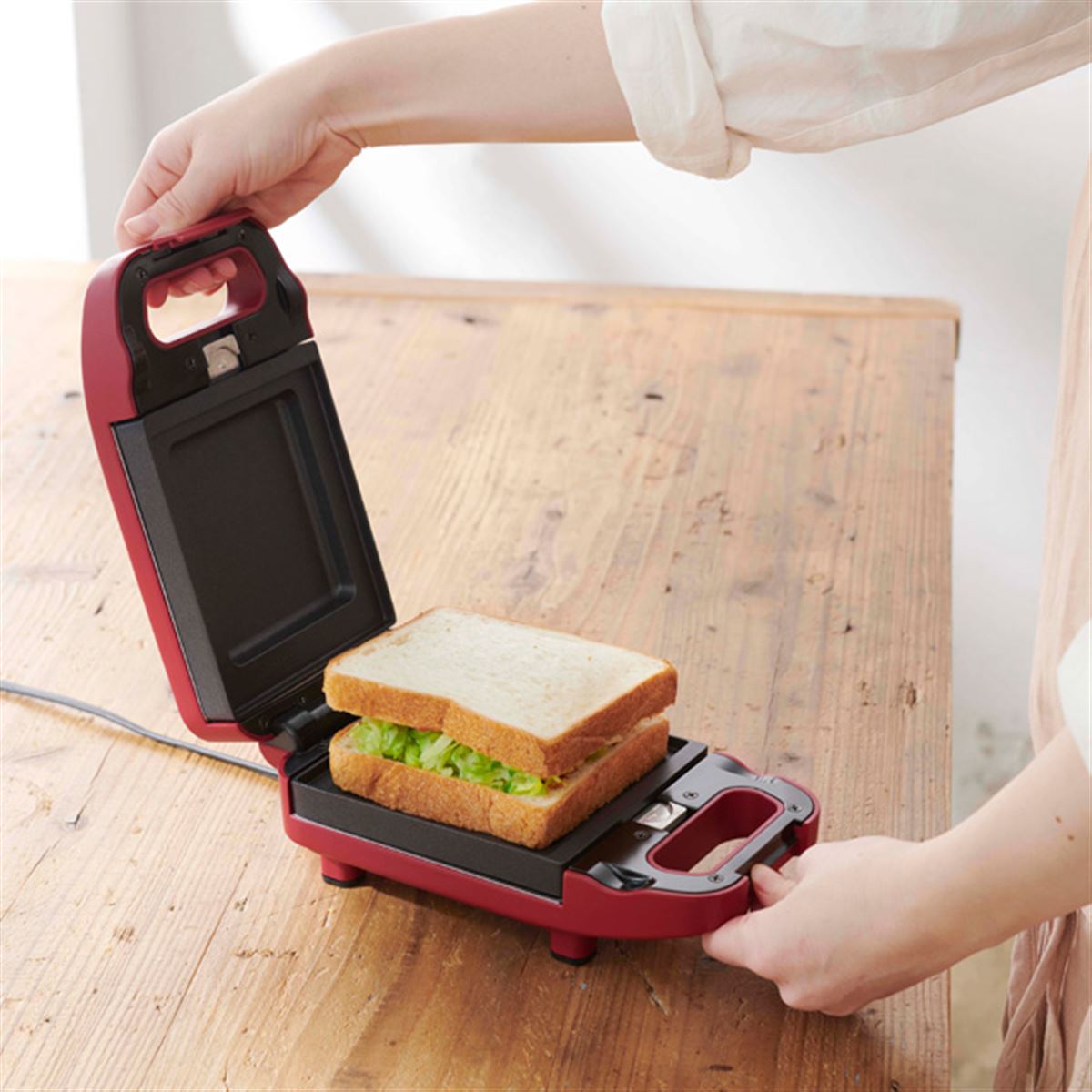 入園入学祝い ビタントニオ、厚焼きサンドが楽しめる「ホットサンドベーカー キッチン家電
