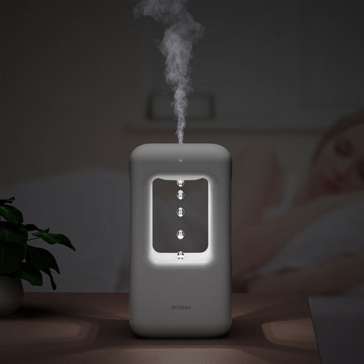 水滴が逆流して見える!? 錯視を楽しむ「異世界加湿器」サンコーより